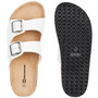 Comfort and Support: These sandals are perfect for relaxed, summer style to wear at home, running errands, or casual outings. Enjoy a natural, comfortable fit that keeps your feet feeling great all day. Alpine Swiss Womens Double Strap Contour Sandals | A
