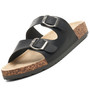Durable Design: Our womens slides have an ergonomically designed micro-suede footbed, these sandals provide support and a soft, cushioned feel. The easy slip-on ensures a comfortable fit, keep your feet supported & fatigue-free all day.Alpine Swiss Womens