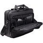 LAPTOP SLEEVE & ORGANIZER - Center Section is fully padded to carry 13” to 15.6” notebook computers. Top-zip messenger style opening for easy access, get into your bag without having to take it off your shoulder. Comfortable padded adjustable, removable s