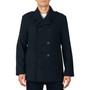 WARM – Made from a 30% Wool 70% Polyester blend outer and a satin lined interior to keep you comfortably warm in chilly weather without being bulky.Alpine Swiss Jake Mens Pea Coat Wool Blend Double Breasted Dress Jacket Peacoat