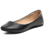 Alpine Swiss Pierina Womens Classic Round Toe Ballet Flats Work Slip On Shoes Size Size 5 Black