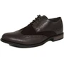 Alpine Swiss Zurich Mens Wing Tip Dress Shoes Two Tone Brogue Lace Up Oxfords Size Size 9 2-Tone Brown