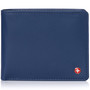 Alpine Swiss RFID Safe Mens Leather Wallet Deluxe Capacity Coin Pocket Bifold wallets