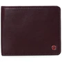 Alpine Swiss RFID Mens Wallet Deluxe Capacity Passcase Bifold Two Bill Sections Size One Size Soft Nappa Burgundy