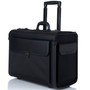AlpineSwiss 19" Wheeled Briefcase Rolling Case Sales Sample Pilot Lawyer Attache Size