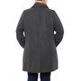 FIT -  PLEASE SEE MEASUREMENTS IN IMAGES TO FIND YOUR BEST FIT. This plus size overcoat features an A-line cut for a roomy fit that works well for layering. Alpine Swiss Alice Womens Plus Size Wool Overcoat Classic Notch Lapel Walking Coat