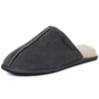 Alpine Swiss Mens Microsuede Memory Foam Scuff Slippers Comfort Slip On Shoes Size Size 13 Gray