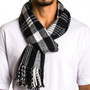 Alpine Swiss Mens Scarf Soft Knit Winter Scarves Plaid Striped or Solid Neck Covering Long Warm StylishTHE PERFECT GIFT: Stylish, functional, and incredibly comfortable, this scarf is the perfect gift for anyone in your life. Whether it’s for a birthday,