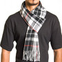 Alpine Swiss Mens Plaid Scarf Soft Winter Shawl Lightweight Cold-Weather Gear Size One Size Red Plaid