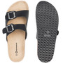 Comfort and Support: These sandals are perfect for relaxed, summer style to wear at home running errands, or casual outings. Enjoy a natural, comfortable fit that keeps your feet feeling great all day. Alpine Swiss Mens Double Strap Contour Sandals | Adju