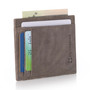 Alpine Swiss RFID Safe Front Pocket Wallet Leather Thin Minimalist ID Card Case Size One Size Gray
