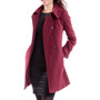 FUNCTIONAL – Upper mid-thigh length coat with 2 on seam front pockets to warm your hands and hold your belongings.Alpine Swiss Keira Womens Wool Double Breasted Belted Trench Coat