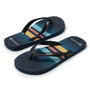 Alpine Swiss Men's Flip Flops | Ultra-light Thin EVA foam Sandals for Beach Pool Everyday Wear | Simple Flexible Flip Flops for Men Size Size 10 Sky Blue Stripes