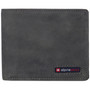 Alpine Swiss Mens RFID Wallet Leather Bifold 2 ID Windows Divided Bill Section Size One Size Gray