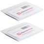 Alpine Swiss SET OF 2 Clear Plastic Wallet Inserts 12 Pages Picture Card Holder UPC