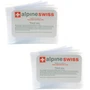 Alpine Swiss Set of 2 Wallet Inserts 6 Pages Credit Card Holder Picture Windows UPC