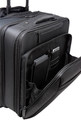 LAPTOP SECURITY CHECKPOINT FRIENDLY - Removable padded computer sleeve holds 13” to 15.6” notebook laptops.  Get through airport security faster with our double-action quick removal system. Alpine Swiss Rolling Laptop Briefcase Wheeled Overnight Carry on