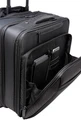 LAPTOP SECURITY CHECKPOINT FRIENDLY - Removable padded computer sleeve holds 13” to 15.6” notebook laptops.  Get through airport security faster with our double-action quick removal system. Alpine Swiss Rolling Laptop Briefcase Wheeled Overnight Carry on
