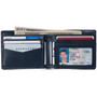 Alpine Swiss Mens Commuter RFID Bifold Wallet 2 ID Windows Divided Bill Section Bifold Mens Accessories : Small Leather Goods : Bifold Wallets