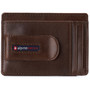 Alpine Swiss Mens RFID Safe Money Clip Wallet Minimalist ID Window Card Case FPW Size One Size Brown