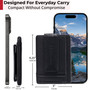 Alpine Swiss Harper Mens RFID Slim Money Clip Front Pocket Wallet Minimalist Leather ID Card Holder