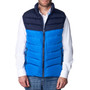 WARM – Down alternative polyester fill is carefully sewn in parallel quilted panels to prevent leakage of filling. The sleeveless vest design allows you to move more freely than with a regular jacket while still keeping you comfortably warm. Alpine Swiss