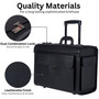Multi Functional Compartments : The built-in padded laptop section protects your device from scratches, computer cases for laptops main compartment features divided folder and a padded laptop sleeve with secure elastic strap that fits up to 17” laptop. Al