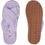 SMART DESIGN – The Fiona slippers have a cross band soft faux fur upper design to hug your feet and keep them warm. The open toe provides breathability to prevent sweaty feet and keep you cozy. The easy slip-on entry allows you to quickly slide your feet
