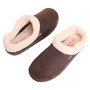 MEMORY FOAM COMFORT – Our slippers are lined with plush faux sherpa and memory foam insoles to provide your feet with maximum warmth, support and comfort.Alpine Swiss Paul Mens Memory Foam Fleece Clog Slippers House Shoes