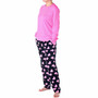 Alpine Swiss Womens Pajama Set PJ Long Sleeve Top Fleece Pants Lounge Sleepwear UPC