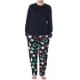 Alpine Swiss Womens Pajama Set PJ Long Sleeve Top Fleece Pants Lounge Sleepwear pajama-sets