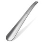 Alpine Swiss Metal Shoe Horn Long Handle 20” or 16” Shoe Helper Steel Shoehorn Size 11.8 Inch Silver