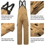 WATERPROOF & WINDPROOF – Our snow overall pants are waterproof and windproof which is essential while you’re out in the snow or rain.  Made from a 100% polyester shell, fill and lining which provides warmth and keeps you dry with a 5000mm waterproof ratin