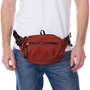 ADJUSTABLE STRAP – The quick release buckle and nylon waist strap can be adjusted to be as long as 46” inches which allows for use as a waist bag or wear it as a sling crossbody chest pack. Also includes a small hanging loop in the back.Alpine Swiss Fanny