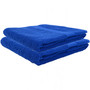Alpine Swiss 100% Cotton 2 Piece Towel Set Soft Absorbent Face Hand Bath Towels Size 13" x 13" Face Towel Set Royal Blue