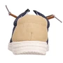 LIGHTWEIGHT – Ultra lightweight water resistant outsole with tread to prevent slipping. The upper textile material is breathable so your feet won’t overheat.Alpine Swiss Flynn Mens Boat Shoes Lightweight Slip-On Loafers Moc Toe Sailing Deck Shoes Breathab