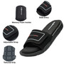 Alpine Swiss Gabe Men Slide Sandals Shock-absorbing foam Insole for Arch Support Adjustable Strap Athletic Sandals Anti-Slip Traction EVA Foam Outsole UPC