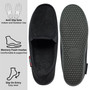 Alpine Swiss Wide Mens Slippers Steve Moccasin House Shoes Memory Foam Insole Corduroy Slip-On Terry Lining Indoor Outdoor Non-Slip Rubber Outsole slippers