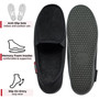 Alpine Swiss Wide Mens Slippers | Steve Moccasin Slipper | Memory Foam House Shoes | Corduroy Slip-On with Terry Lining | Indoor Outdoor Non-Slip Rubber Sole | Swollen Foot Relief