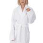 FUNCTIONAL DESIGN – Features a shawl collar to keep your neck warm and roomy sleeves that allow you to freely move about. The exterior waist belt is adjustable and removable, the interior ribbon tie keeps your robe securely closed.Alpine Swiss Womens Luxu