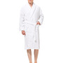 Alpine Swiss Mens Luxury Waffle Knit Cotton Bathrobe Shawl Collar Hotel Spa Robe UPC