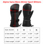 Alpine Swiss Mens Waterproof Ski Mittens 3M Thinsulate Winter Snow Sport Gloves Mitten Mens Accessories : Gloves : Sport Gloves
