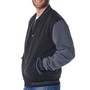 Multi Features: This baseball jacket is secure and comfortable fit, with striped rib-knit cuffs, hem, and collar for added warmth. Includes a snap button front closure, 2 front welt slip pockets, and an interior chest slip pocket for practicality.Alpine S