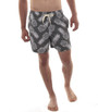 Alpine Swiss Mens Boardshorts Swim Trunks Hybrid Short With Pockets Outer Material: 57% Cotton, 38% Polyester, 5% Spandex