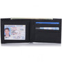 Alpine Swiss Mens Wallet Trifold Bifold Billfolds to choose from Genuine Leather Size