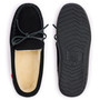 Alpine Swiss Sabine Womens Moccasin Slippers Genuine Suede House Shoe Memory Foam Insole Plush Faux Shearling Fur Indoor Outdoor Anti-Slip Rubber Sole