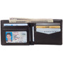 Alpine Swiss Mens Wallet for Men RFID Protected Leather Mens Wallet Spencer Bifold Divided Bill Section Gift Box 2 ID Windows 14 Card Storage Pockets UPC