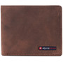 Alpine Swiss Mens Wallet for Men RFID Protected Leather Mens Wallet Spencer Bifold Divided Bill Section Gift Box 2 ID Windows 14 Card Storage Pockets Size One Size Nubuck Tan