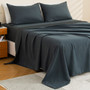 Alpine Swiss 4 Piece Bed Sheet Set Queen King Soft Comfort Hotel Luxury Bedding Size King Gray