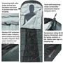 SMART DESIGN – Features a lined drawstring hood and a drawstring draft collar to trap warmth. The dual sliding zipper allows you to easily get in and out and the zipper guard prevents snagging and tearing. This sleeping bag also has an interior pocket whe